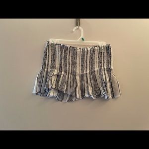 Strapless Ruffle Top